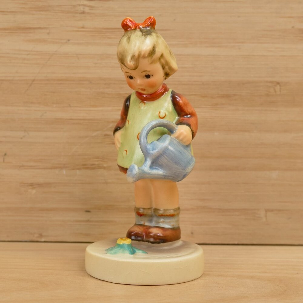 Vintage GOEBEL M J Hummel "Little Gardener" Porcelain Figurine, Made in Germany
